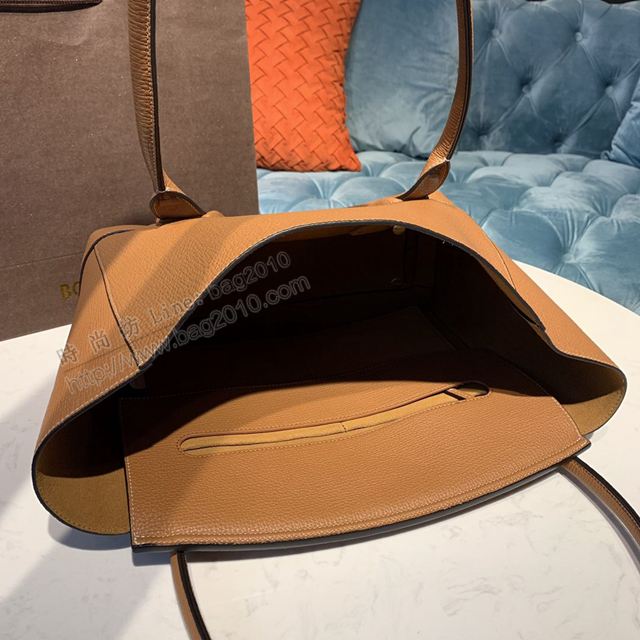 Bottega Veneta女包 純銅五金 寶緹嘉單肩女包 BV大號手提包 壓紋牛皮手拎包  gxz1078